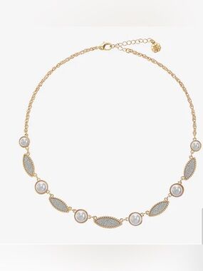 Monet Jewelry Womens 17 Inch Collar Necklace, NWT